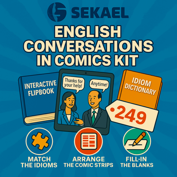 English-Conversations-Kit-Promotion English Conversations in Comics kit By SEKAEL